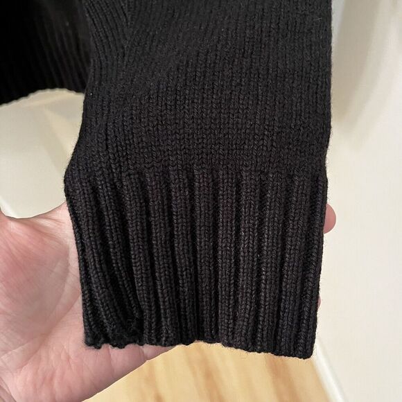 Polo Ralph Lauren Black Lambswool Cardigan Sweater Big Pony Men's Size Large - Picture 10 of 16